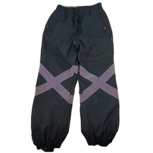 DOOREK 15K Snowboard Pants Sz Small Black Iridescent Insulated Flex